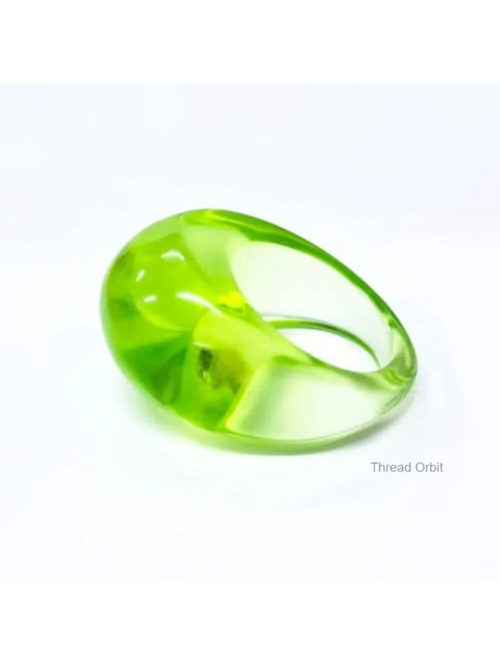 Multicolor Acrylic Resin Chunky Stackable Rings Y2k Statement Ring